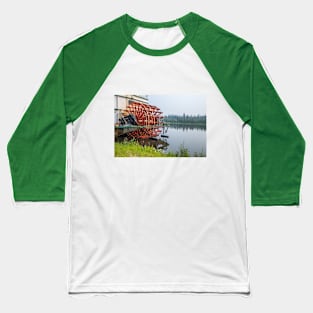 USA. Alaska. On the River. Paddle Wheel. Baseball T-Shirt